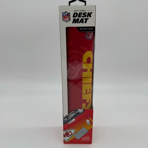 NFL Chiefs Red Desk Mat - Picture 1 of 5